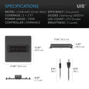 AC Infinity IONBOARD S22 Full Spectrum LED Grow Light - 100W - 60x60cm Coverage