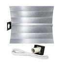Large 6-Fold Aluminium Grow Light Reflector Shade – 600 x 480 x 170mm
