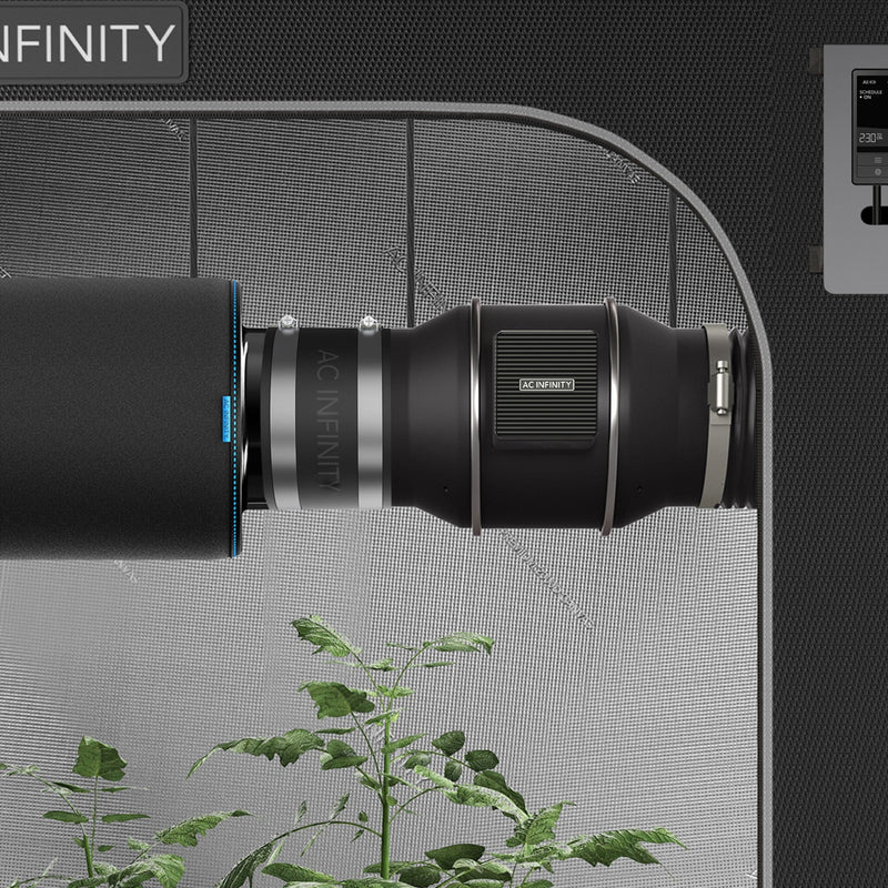 AC Infinity Noise Reduction Clamp, Duct Coupler With Stainless Steel Clamps - 4 inch | 100mm