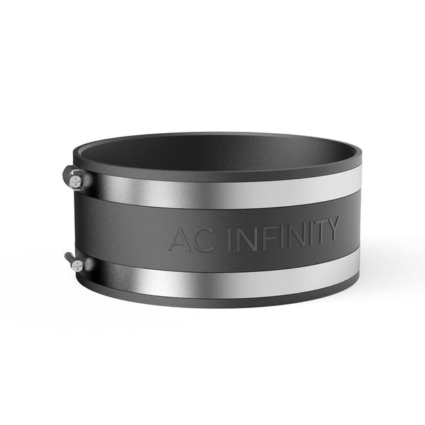 AC Infinity Noise Reduction Clamp, Duct Coupler with Stainless Steel Clamps - 6 inch | 150mm