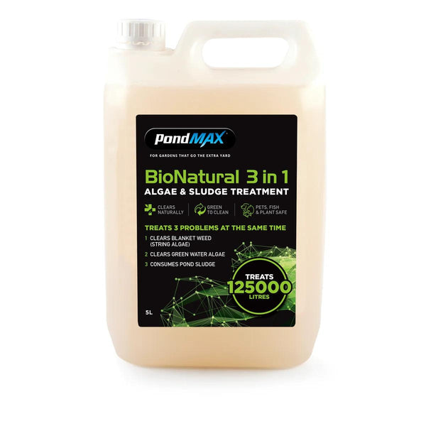 PondMAX BioNatural 3 In 1 Pond Solution - 5L