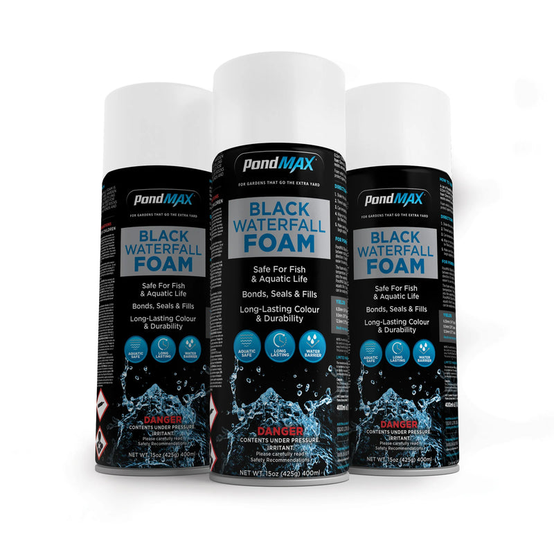 PondMAX Black Waterfall Foam - 425g