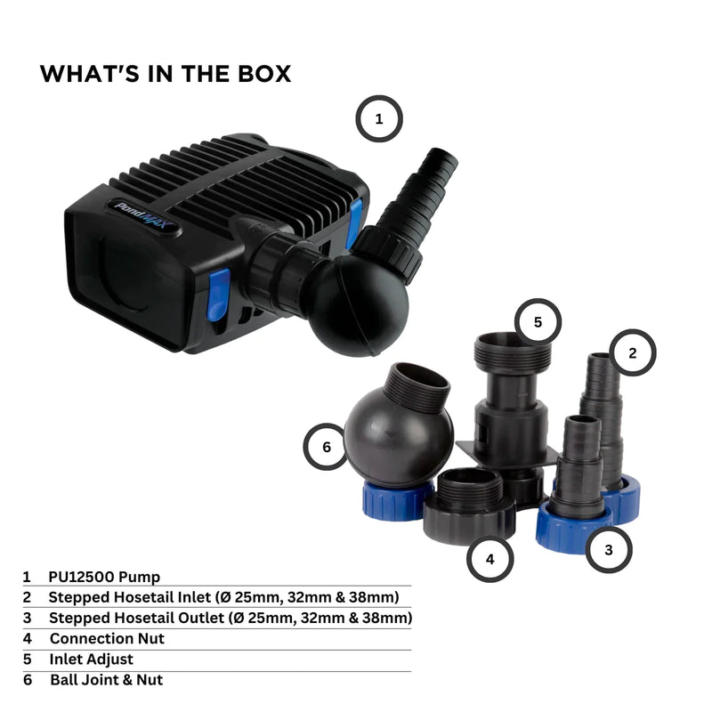 PondMAX PU Series Waterfall/ Filtration Pump - PU12500