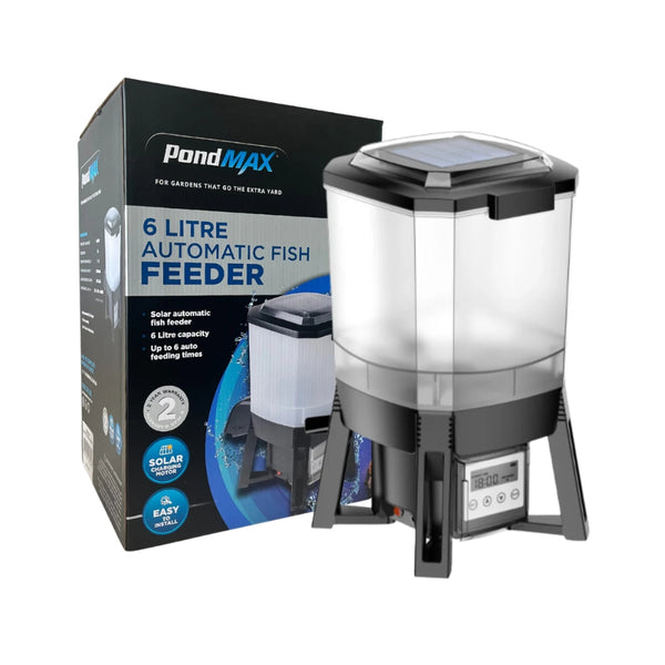 PondMAX Solar Automatic Fish Feeder  - 6L