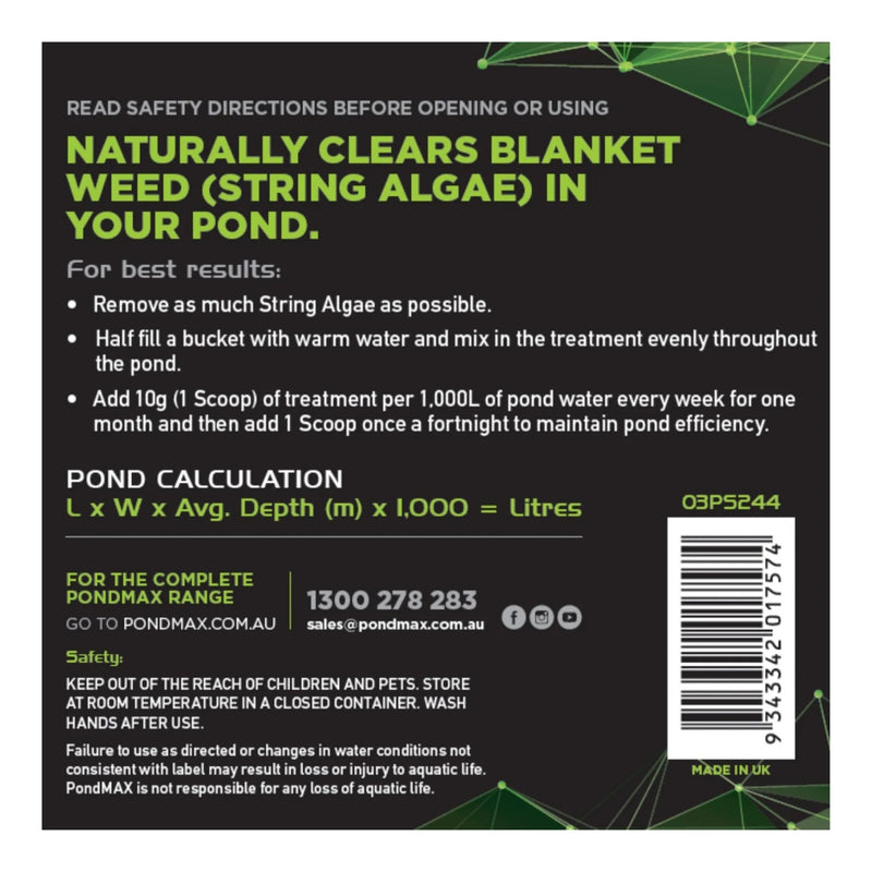 PondMAX String Algae Treatment Powder - 180g