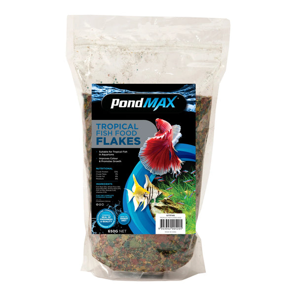 PondMAX Tropical Fish Flakes - 650g