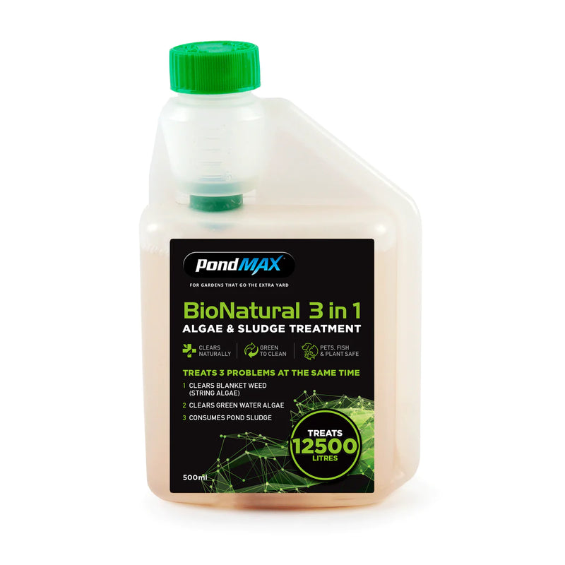 PondMAX BioNatural 3 In 1 Pond Solution - 500mL