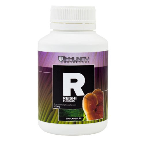 Aussie Mushroom - Immunity Freeze Dried Capsules - Reishi - 100 Capsules