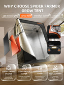 120x60x180cm grow tent included in the Spider Farmer SF2000 kit