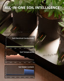 Spider Farmer GGS 3-in-1 Soil Sensor Pro monitoring soil moisture, temperature and EC