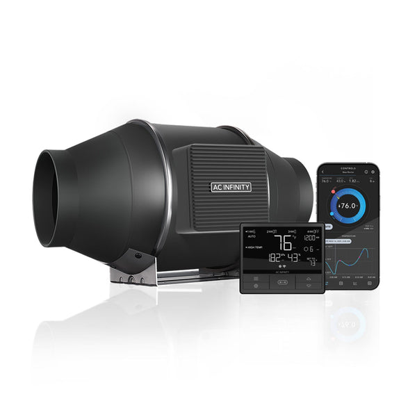 AC Infinity Cloudline PRO T4 Quiet Inline Duct Fan With Controller 69 Pro - 100mm