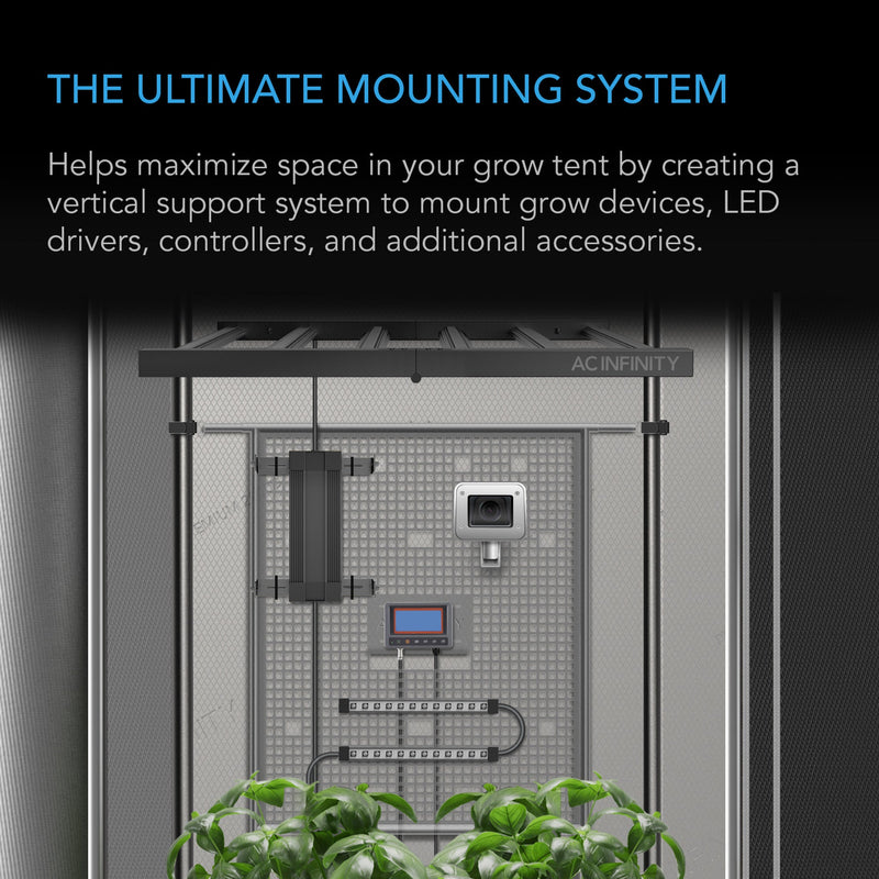 AC Infinity Grow Tent Gear Board, Equipment and Cable Wall Organizer