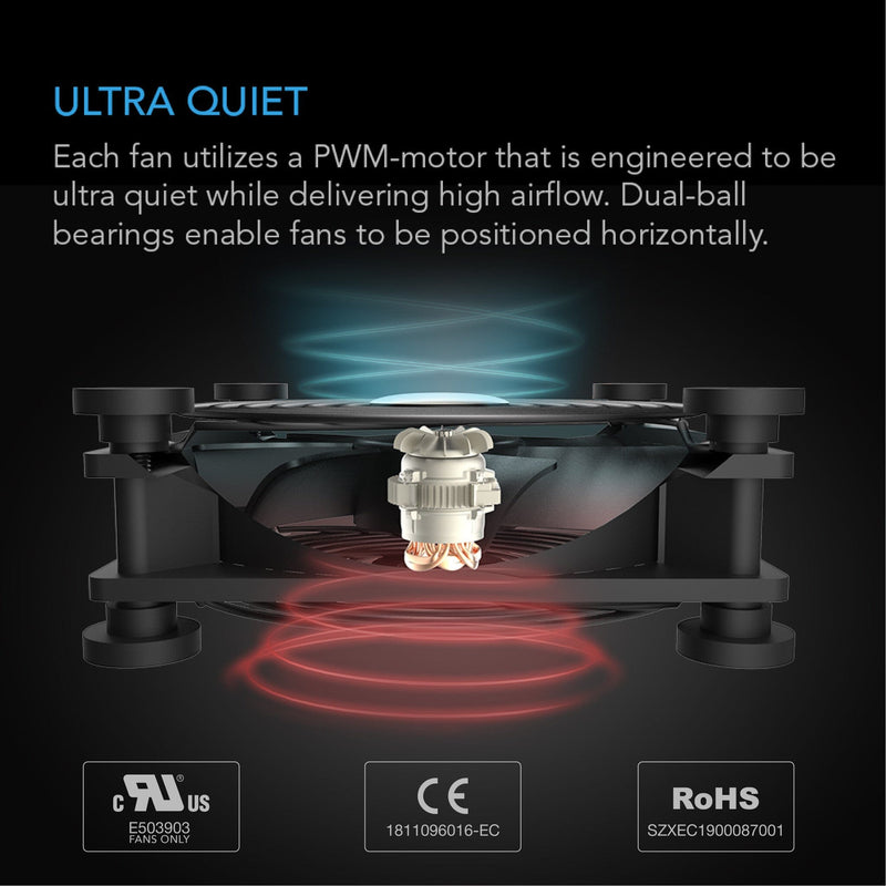 AC Infinity Multifan Mini Quiet USB Cooling Fan - 40mm