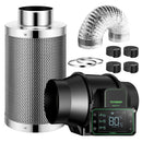 Vivosun Aerozesh S6 6″ Fan, Carbon Filter, Ducting + E42A Controller Kit