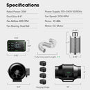 Vivosun Aerozesh S6 6″ Fan, Carbon Filter, Ducting + E42A Controller Kit