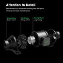 Vivosun Aerozesh S4 4″ Fan, Carbon Filter, Ducting + E12 Controller Kit