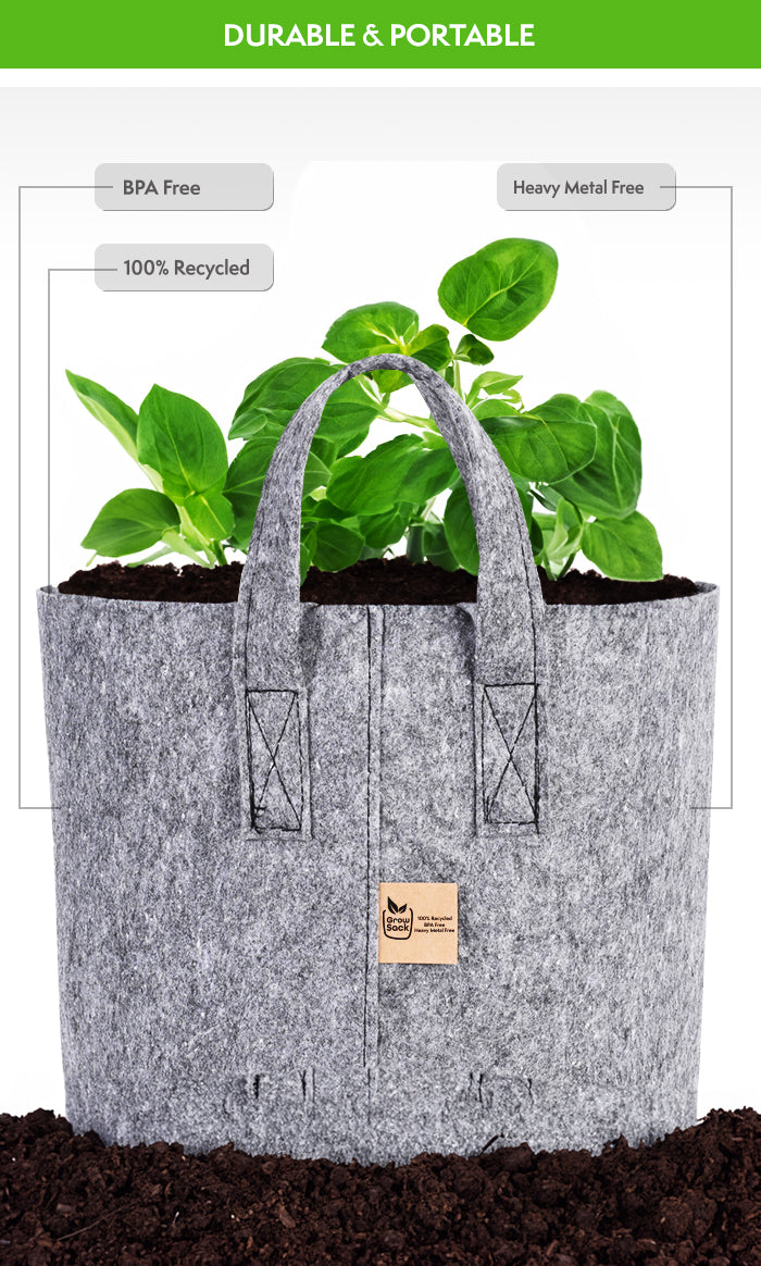 Grow Sack Fabric Grow Bag - 30L