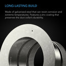 Ducting Collar, 150 mm (6 inch) Galvanised Steel AC Infinity - Quick Bloom Lights