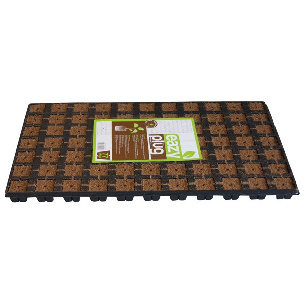 Eazy-Plug Coco Peat Plug & Grow Propagation Tray - 77 Cubes