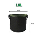 Growy Root Pot Fabric Grow Bag - 16L