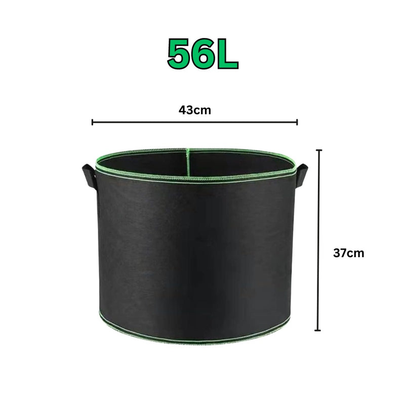 Growy Root Pot Fabric Grow Bag - 56L