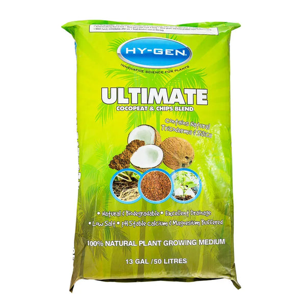 Hy-Gen Ultimate Blend Coir Peat + Coco Chips 50L Bag