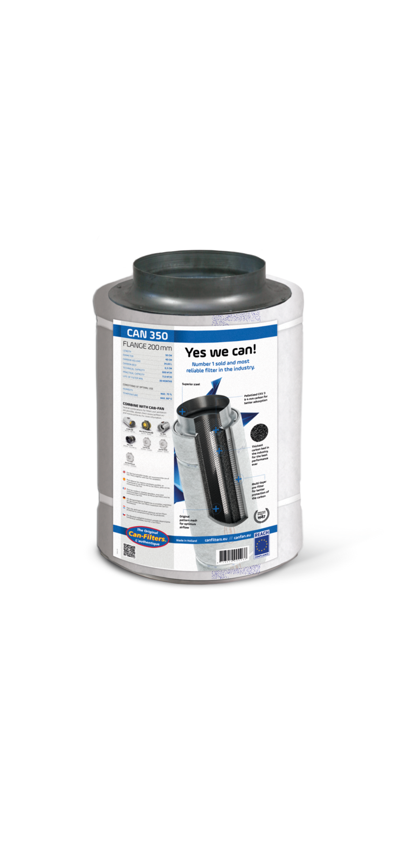 Can-Original Carbon Filter Can BFT 350 - 315 x 500mm