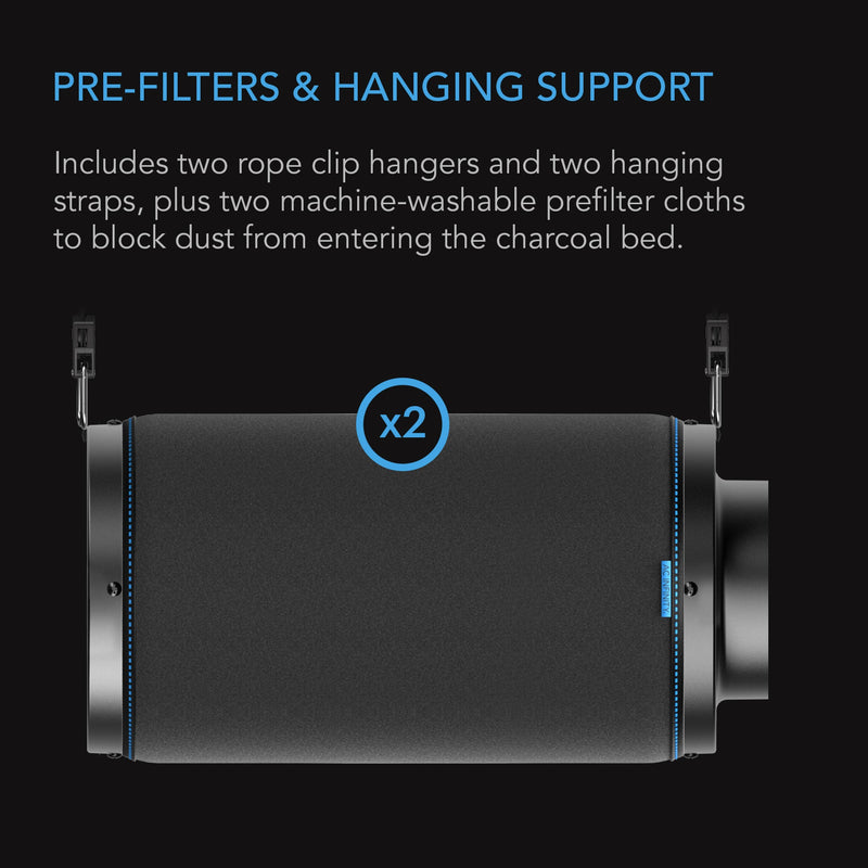 AC Infinity Carbon Filter, Australian Charcoal -  8 Inch | 200mm