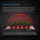 AC Infinity Suncore H3 Seedling Heat Mat With Heat Controller - IP-67 Waterproof 25.4x52.70cm