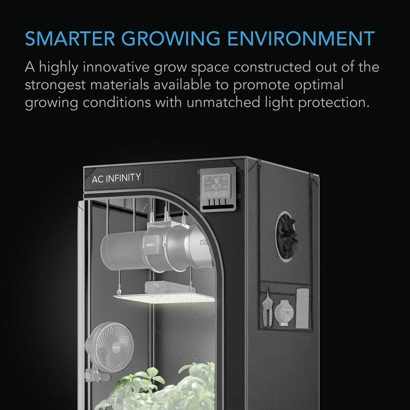 AC Infinity Cloudlab 844 Advance Grow Tent 4x4  2000D Diamond Mylar Canvas