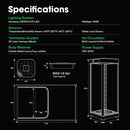 Vivosun VGrow All in One Smart Grow Box in Black - 45 x 45 x 122CM