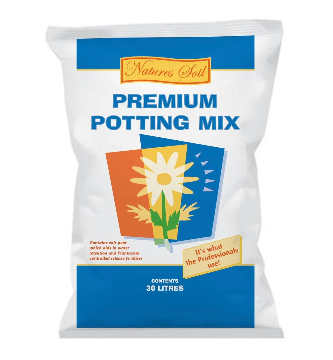 natures soil potting mix Natures Soil Premium Potting Mix 30 L
