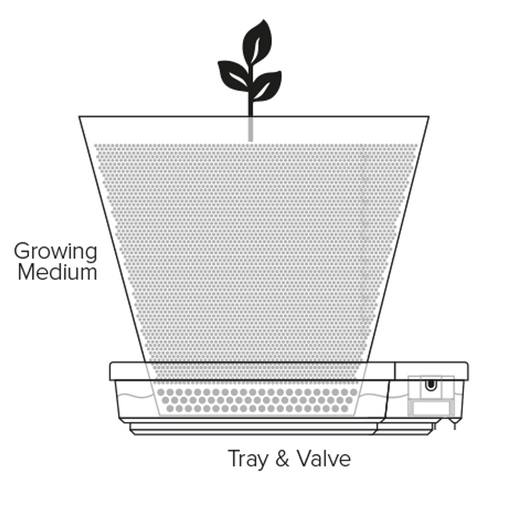 Go Gro Module 1.5l Gogro Self Watering Pot System - 15L Module