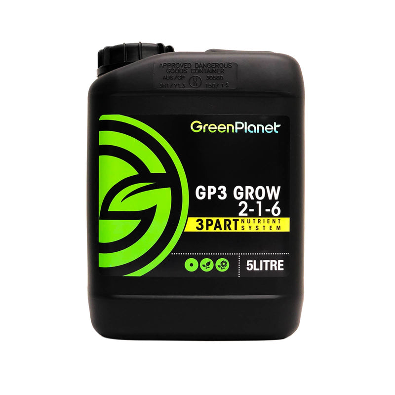 Green Planet - GP3 Grow - (1L, 5L, or 20L)