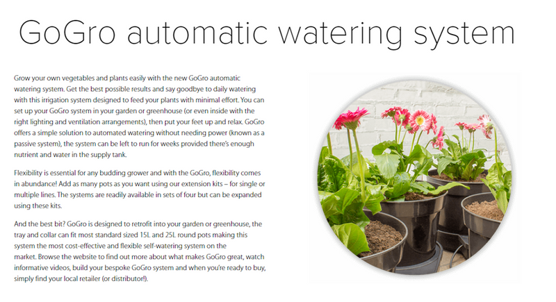 Go Gro Module 1.5l Gogro Self Watering Pot System - 15L Module