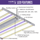 Hortivision Led 680W/780W Spec-Perfect + Uv