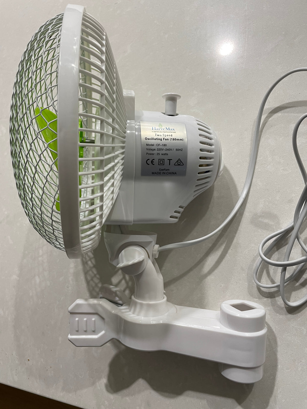 oscillating clip fan for grow tent HarveMax
