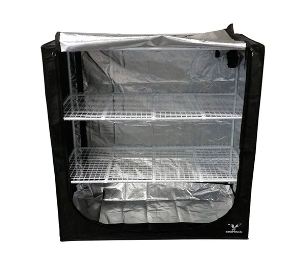 clone grow tent Sea-Hawk Propagation Clone Tent Inc Racks (1.2 X 0.6 X 1.2m)