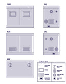 Sea-Hawk Mylar Grow Tent 240R (2.4 x 1.2 x 2.0M)
