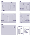 Sea-Hawk Mylar High Top Tent 580RH (5.8 x 2.9 x 2.3 - 2 Boxes)