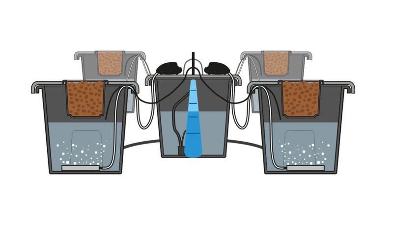 PLANT!T Aeros Iv Master 4 Pot DWC System