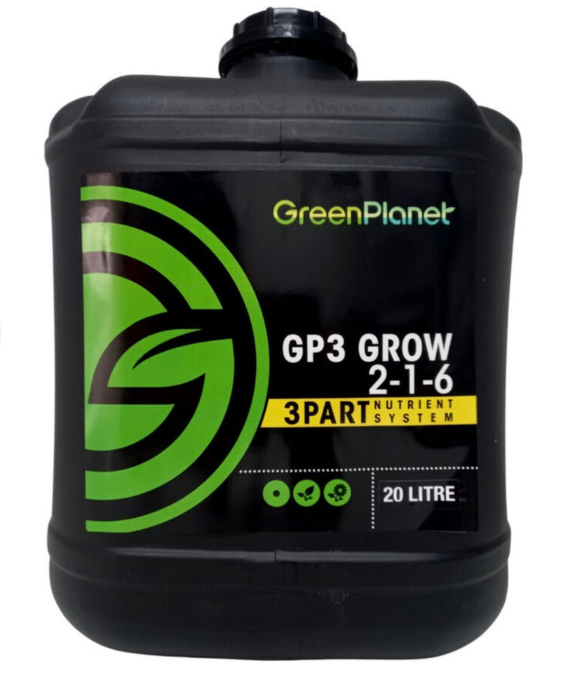 Green Planet - GP3 Grow - (1L, 5L, or 20L)