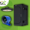 Grow Tent Kit Complete W Light & Fan - 120 x 120 x 200/230