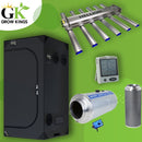 Grow Tent Kit Complete With Tent, LED Light, Phresh Silenced Fan & Carbon Filter & Hygrometer