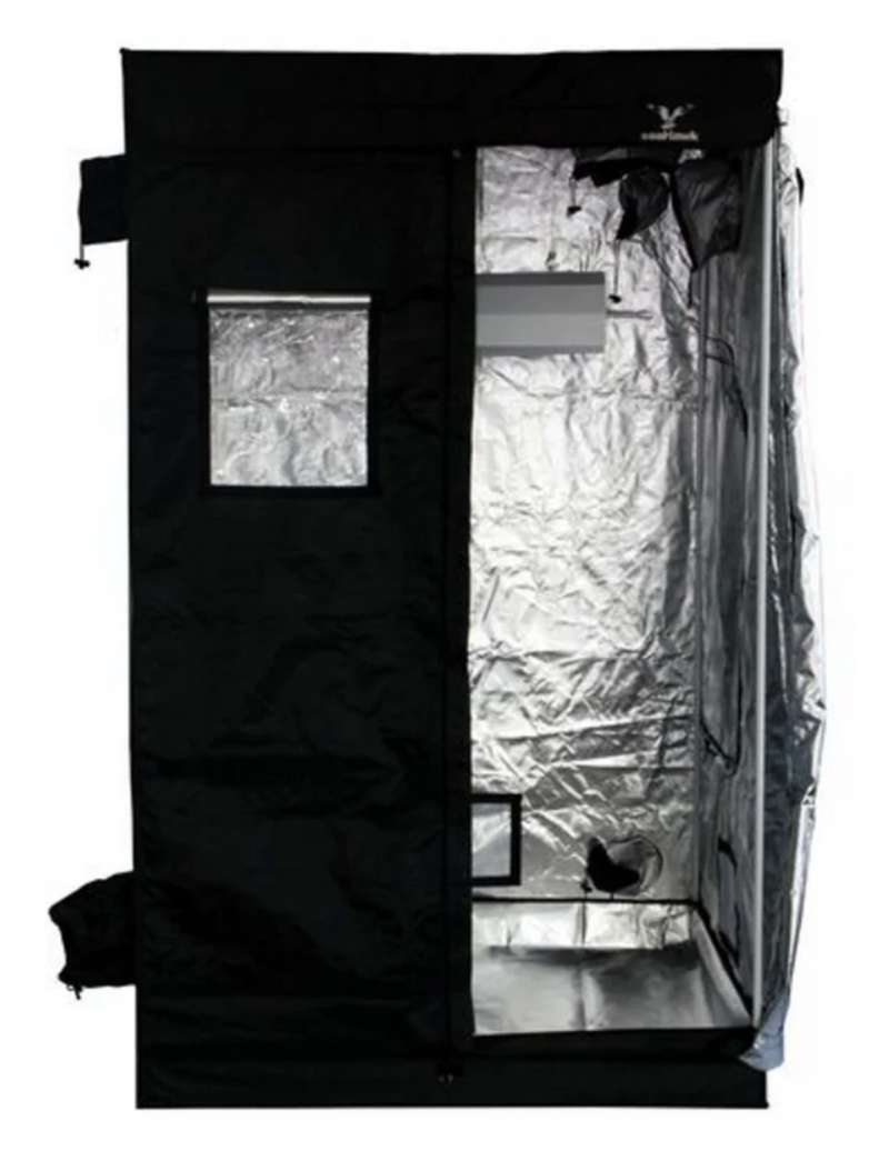 Grow Tent Kit With LED Light, Fan, Carbon Filter, Ducting, Timer, Hygrometer & Ratchet hangers