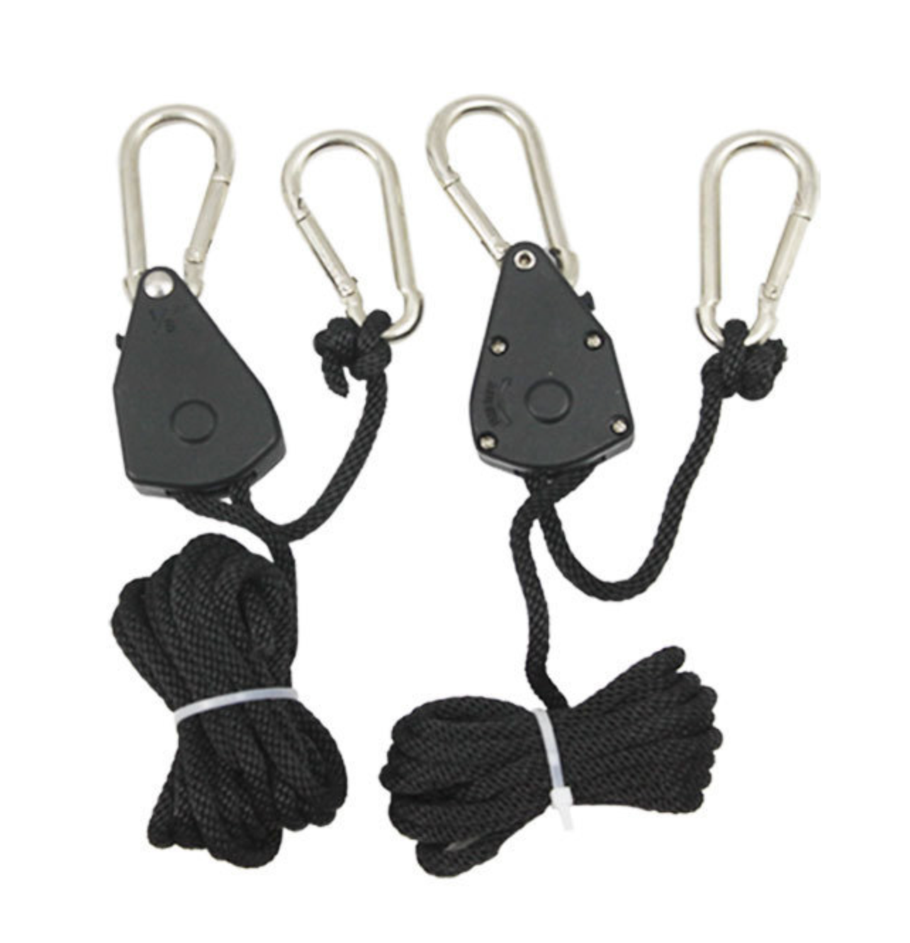 Light Grip Rope Ratchet Hangers - For Hanging Grow Lights & Carbon Fil