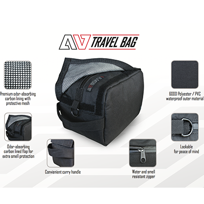 Avert Travel Bag 5.5L Activated Carbon Lining