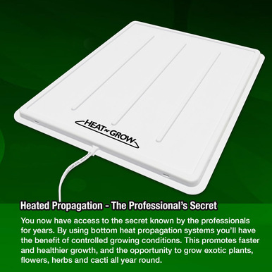 Heat N Grow - Heated Propagation Tray - 10 Watt No Thermo 300 X 400 X 10mm